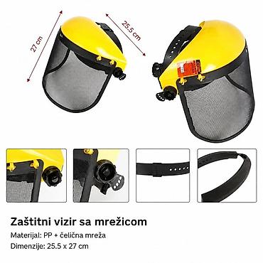 KMT Zaštitna mreža za lice 2385898 Opis: - Zaštitni vizir sa