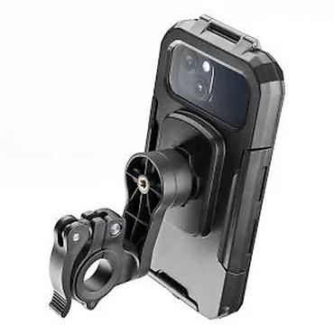 pc pra: Vodootporni moto/biciklistički set za telefon – ojačana futrola + — 5