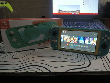 монитор старый: Прошитая Nintendo switch lite Цвет: бирюзовый Состояние: Отличное