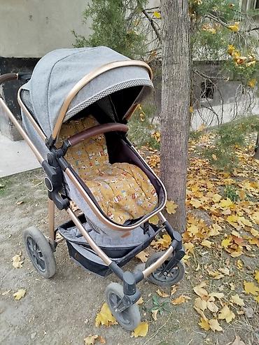 коляска для детей: Коляска, цвет - Серебристый, Б/у — 3