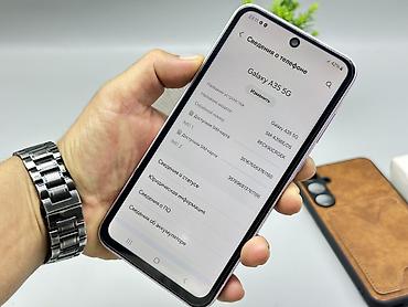 s1 active: Samsung Galaxy A35 5G, Б/у, 256 ГБ, цвет - Фиолетовый, 2 SIM — 9