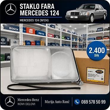 Farovi: STAKLO FARA MERCEDES 124 FAR LAJSNA ISPOD FARA METLICA FARA | Far — 1