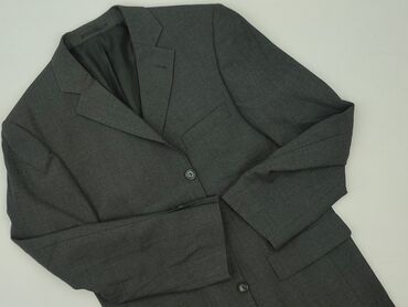 sweter gruby: Woolmark, Marynarka dla mężczyzn, rozmiar S