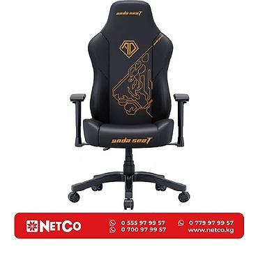 anda: Игровое кресло AndaSeat Phantom 3 Tiger BLACK 2D Armrest 60mm wheels — 1