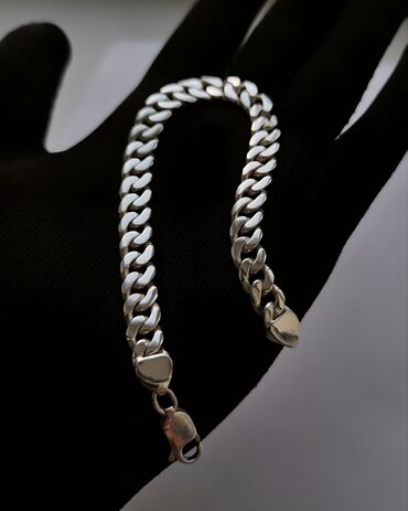 Серебряные цепочки: Серебряные Браслеты Ручная работа Ювелирное украшение Ручная — 48