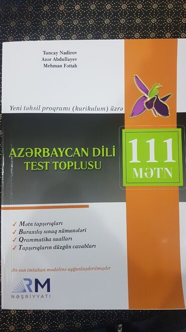 rm kitab: Azerbaycan d - RM 111 mətn kitabı heç yazılamayın alındığı kimidir