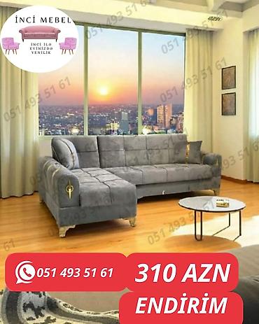 Divanlar: Künc divan, Yeni, Açılan, Bazalı, Parça, Şəhərdaxili pulsuz çatdırılma — 2
