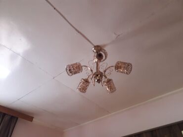 Süni güllər: Çılçıraq, 5 lampa, Metal