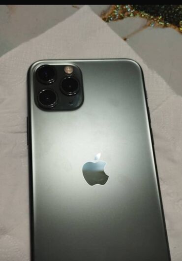 Уюлдук телефондор: IPhone 11 Pro, Колдонулган, 256 ГБ, Black Titanium, Каптама, 72 %