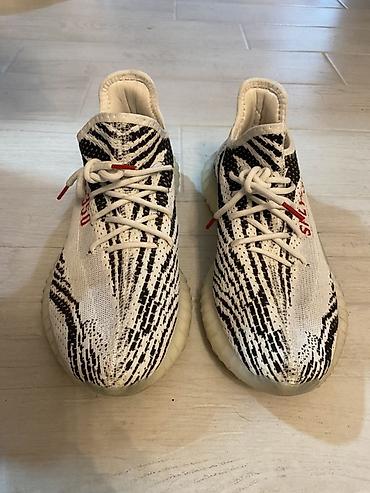 ccc obuca: Patike Yeezy Boost 350 V2 “Zebra” – crno‑bele pruge sa crvenim — 1