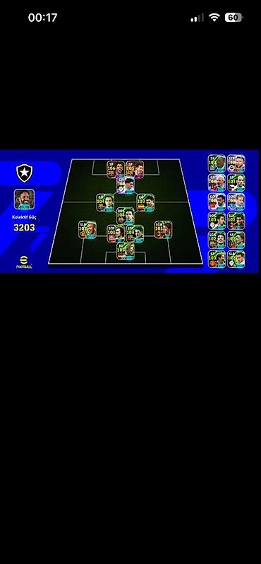 nərd oyunu yuklə: EFootball mobil oyunu üçün hazır hesab/squad satışı YouTube hesabıyla — 1