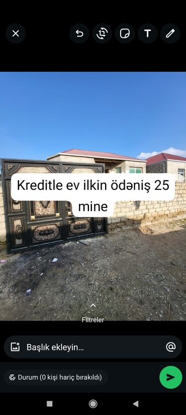 zabratda həyət evləri: Zabrat 3 otaqlı, 110 kv. m, Kredit var, Təmirsiz