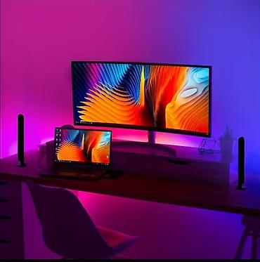 Ev üçün dekor: Smart LED RGB Light Bars – 2-li set - Rəngli mühit işıqlandırması — 3