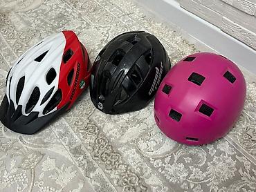 Шлемы: Велошлемы (3 шт.) 1) Rockrider, размер S (51–56 см) - Цвет — 1