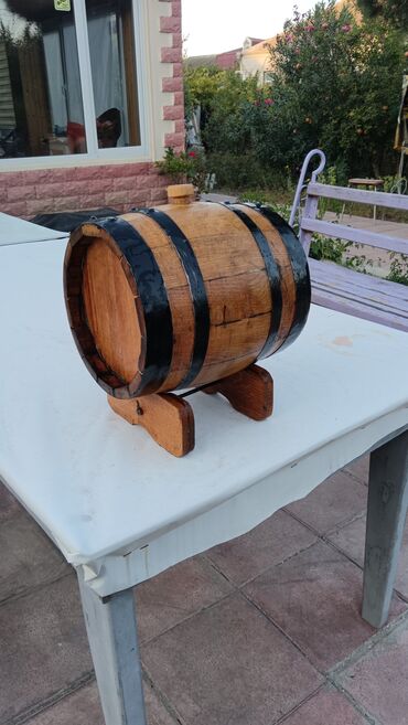 Mətbəx üçün digər texnika: Hədiyyə və suvenir üçün taxta çəllək. Dekor Boçka. Dekorativ çellek — 10