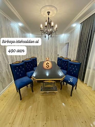Masalar və oturacaqlar: Yeni, 6 stul — 1