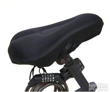 Dodaci za bicikl: NOVO Antibakterijska navlaka punjena gelom za sediste za bicikl, CRNE — 6