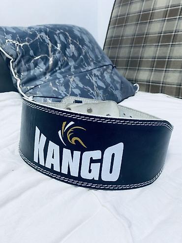 нижний билё: Пояс для пауэрлифтинга/тяжёлой атлетики KANGO. - Широкая — 4