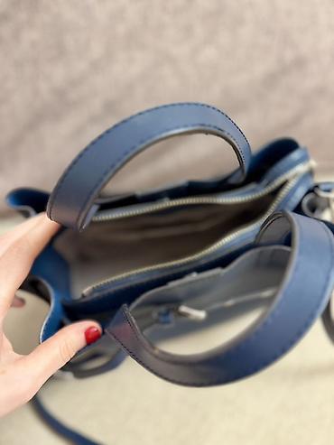 Çantalar: Michael Kors qadın çantası – dəniz mavisi rəng - Material: teksturalı — 2