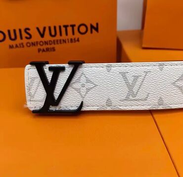 Ремни и пояса: Ремень, Louis Vuitton, Материал: Искусственная кожа, Мужские, Новый