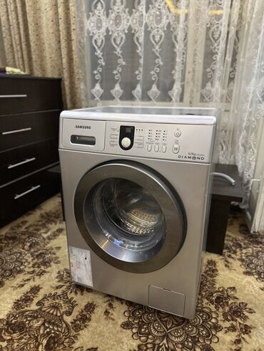 ручной стиральная машина: Стиральная машина Samsung, Б/у, Автомат, До 6 кг