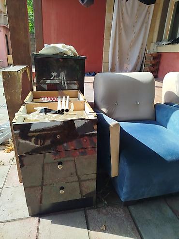 кухонные шкафы: Yataq otağı mebel dəsti Tərkibi: - Yataq üçün başlıq: tünd qəhvəyi — 3
