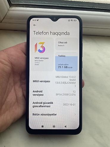 redmi note 9 s: Redmi 9, 32 GB, rəng - Göy, Sensor, Barmaq izi, İki sim kartlı — 6