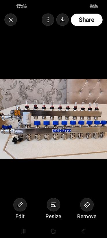 pol sixan: SCHÜTZ 10-luq isti döşəmə kollektoru Model: SCHÜTZ Comfort 90-3, 10 — 1