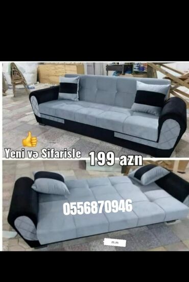 Mətbəx mebeli: Divan, Yeni, Açılan, Bazalı, Parça, Çatdırılma yoxdur