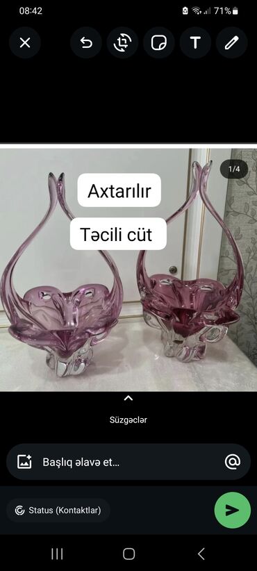 вазы для фруктов и конфет: Cüt şəkldə axtarılır