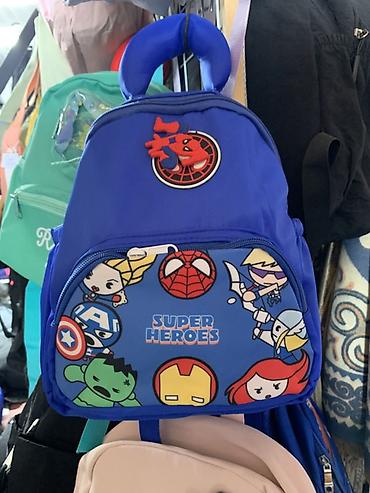 Рюкзактар: Детский рюкзак «Super Heroes» (синий) - Компактный и лёгкий рюкзачок — 1