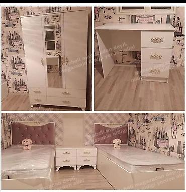 Oğlan və qız üçün, Yeni, 2 təknəfərlik çarpayı