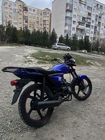 zigzag one 50cc blue: Moped/Motosiklet – M50 (mavi) - Model üzərində “M50” işarəsi olan — 1