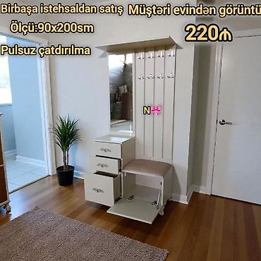 dehliz dolabi: Düz dolab, Dəhliz üçün, Paltar üçün — 1