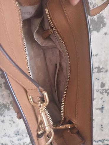 Сумки: Сумка Michael Kors (логотип MK) - Модель: структурированная — 4