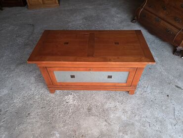 Ostali nameštaj: Drvena škrinja/klupa sa prostorom za odlaganje - Materijal: puno drvo — 9