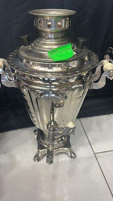 cipsi sekilleri: Məhsul: Metal samovarlar (kömür/odla işləyən, kranlı) Təsvir: - — 5