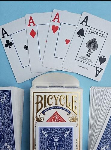 aurus bicycle: ♠ ♥ ♦ ♣ Bicycle oyun kartları – premium kolleksiya - Komplekt: 52 — 3