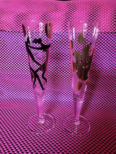 Čaše: Case kristal Ritzenhoff za dvoje,vinske Monica Moro i Anja Kroencke — 9