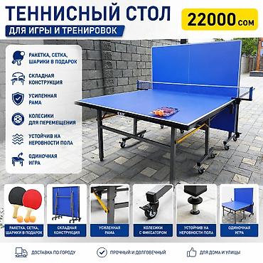 22000: Теннисный стол для игры и тренировок - Комплект: в подарок ракетки — 1