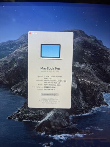 mac air: 16 GB, 15 "