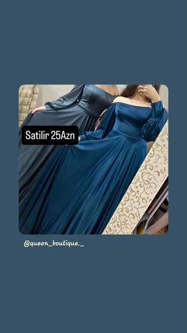 вечернее платье шифоновый: Satılır: Ziyafət donu – 25 AZN - Model: Uzun, axıcı ətəkli