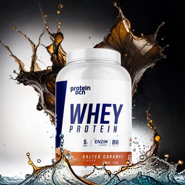 kökəlmək üçün protein: Proteinocean Whey Protein Salted Caramel - 1.6 kg - 64 Servis Hər