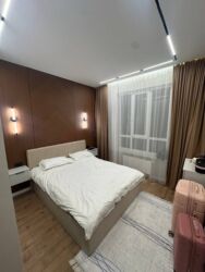 квартиры в бишкеке на долгий срок: 2 бөлмө, Менчик ээси, Чогуу жашоосу жок, Толугу менен эмереги бар