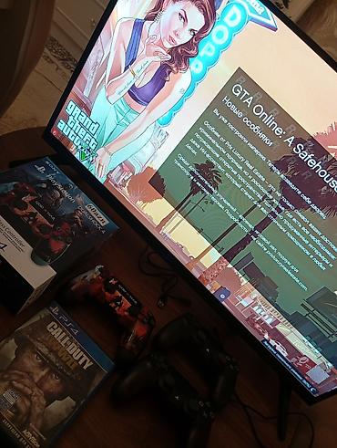 Видеоигры и приставки: PlayStation 4 Slim oyun dəsti Playstation evde işlenib, klublarda — 2