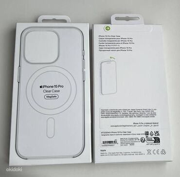 Аксессуары для мобильных телефонов: ЧЕХОЛ Apple clear case для iphone 15 pro оригинал. Отличное состояние