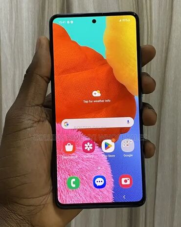 Samsung: Samsung Galaxy A51, 64 GB, rəng - Qara, Barmaq izi