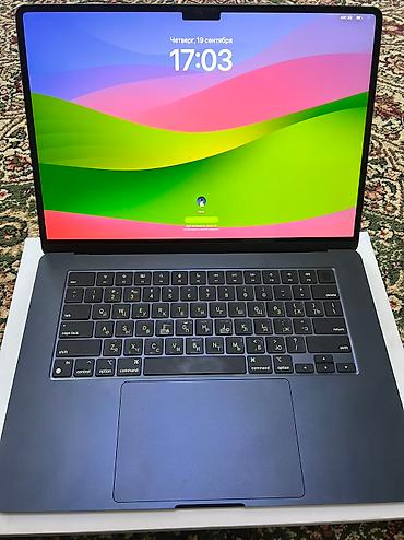 Ноутбуктар жана аксессуарлар: Продаю Apple MacBook Air 15" (M2, 2023), 8 ГБ, 256 ГБ SSD, «Тёмная — 6