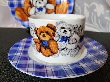 Kuhinjski setovi: Porcelanski nov,vintaz nemacki set za decu. Porcelanski trodelni — 5