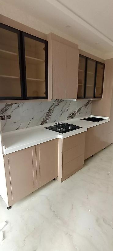 столешница для кухни: Mətbəx üçün kvars (kvars-kompozit) stolüstü və arxa panel həlli - — 7